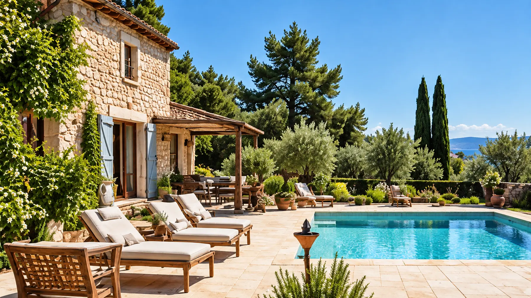 Hébergement touristique avec piscine
